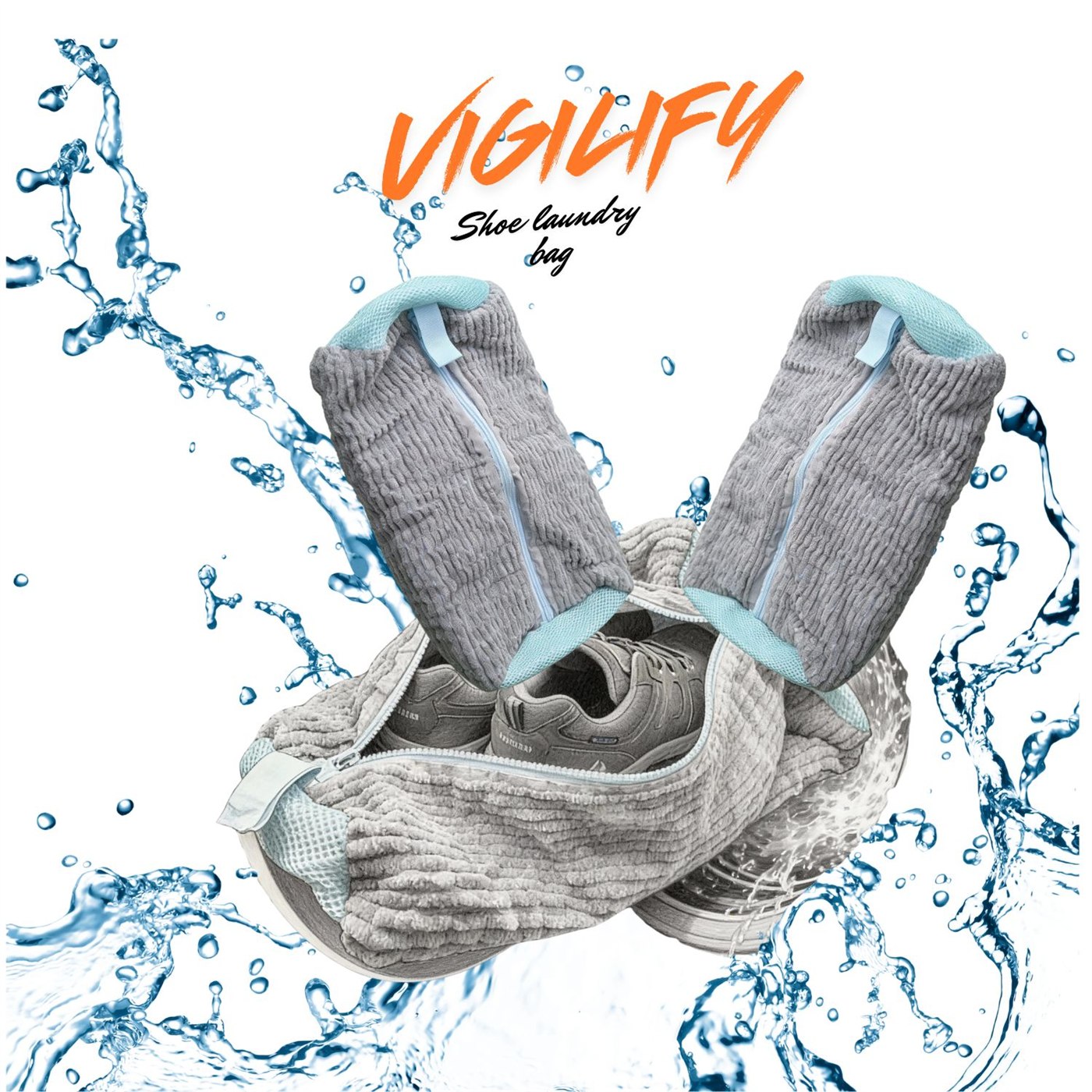 Vigilify Schuhwaschbeutel 2er Set